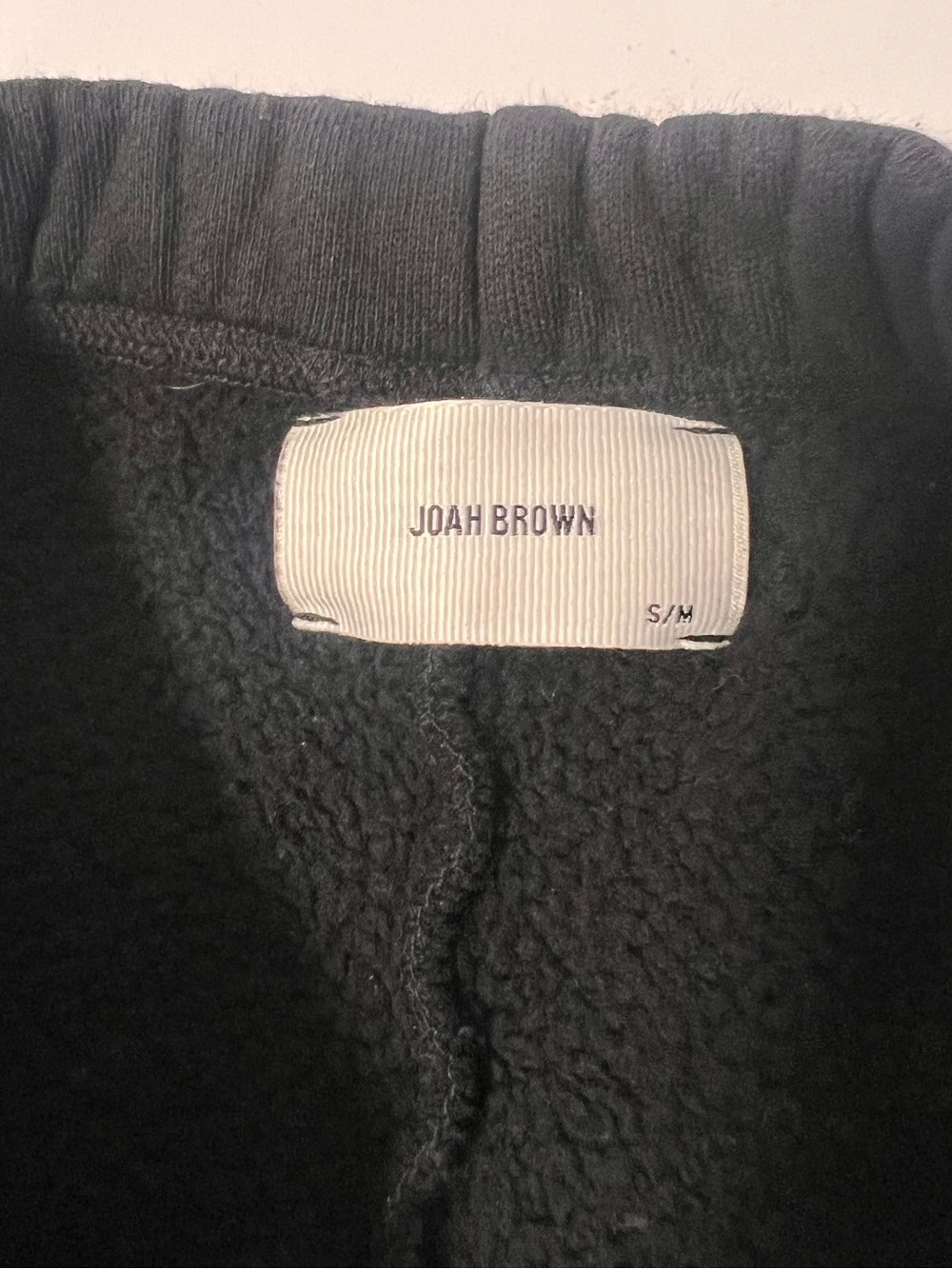 Joah Brown Empire Joggers Black Terry Sweatpants   Sz S/M - Picture 5 of 7